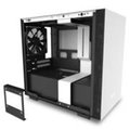 Nzxt NZXT CA-H210B-W1 H210 SGCC Steel & TG USB 3.5 x 2.5 in. Mini-ITX Case; Matte White & Black CA-H210B-W1